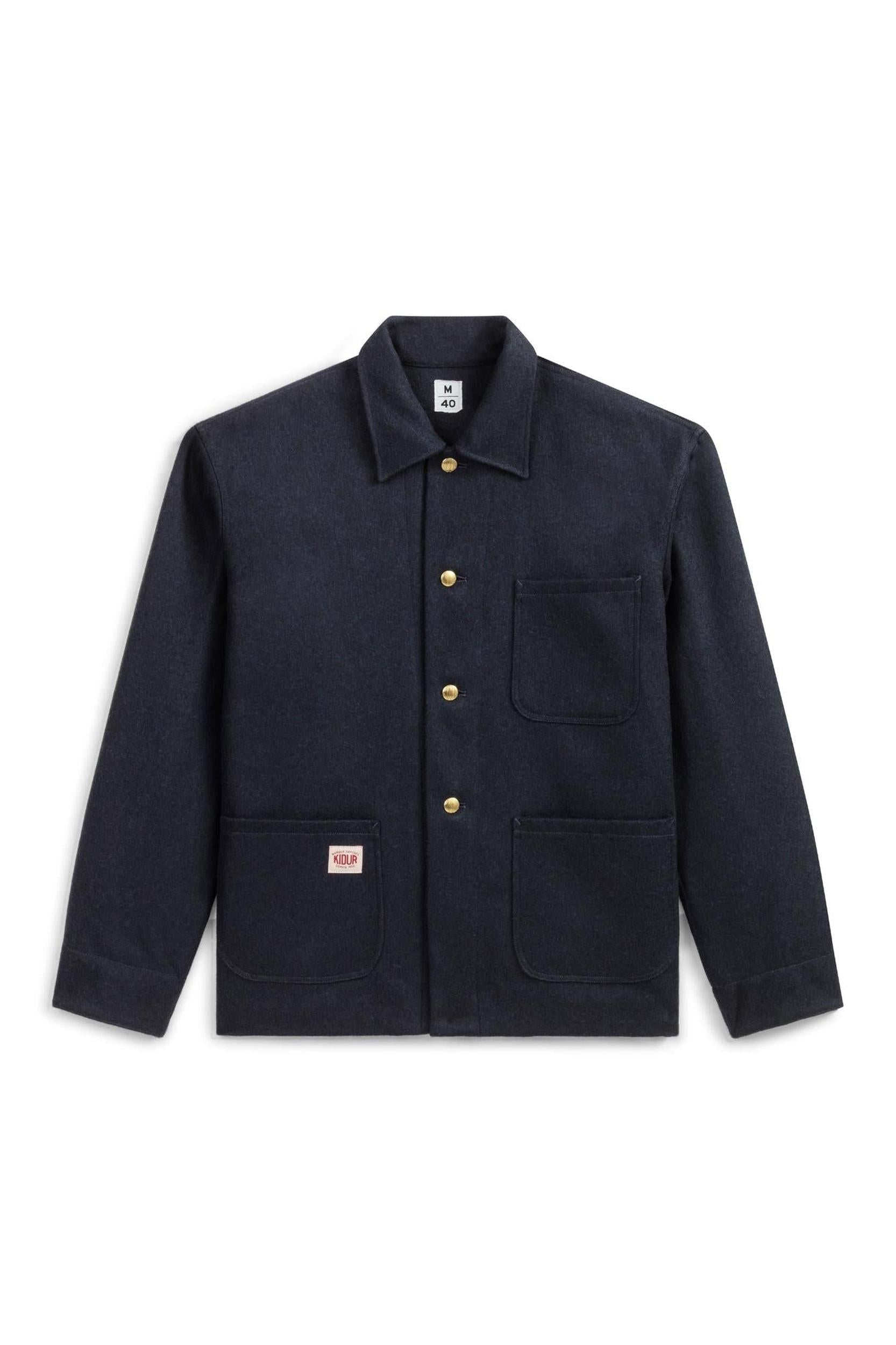 Manteau Corto Laine Marine