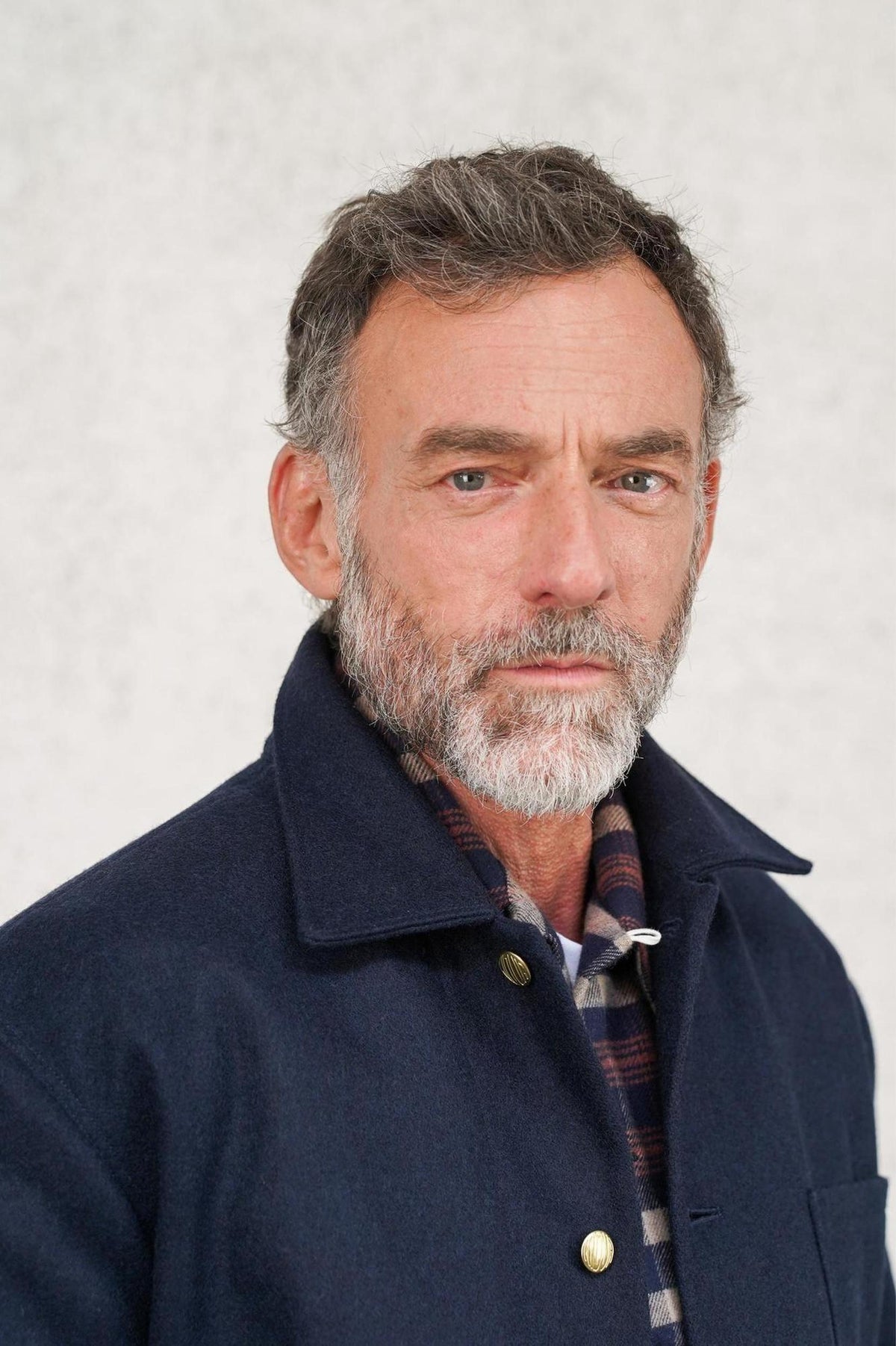 Manteau Corto Laine Marine