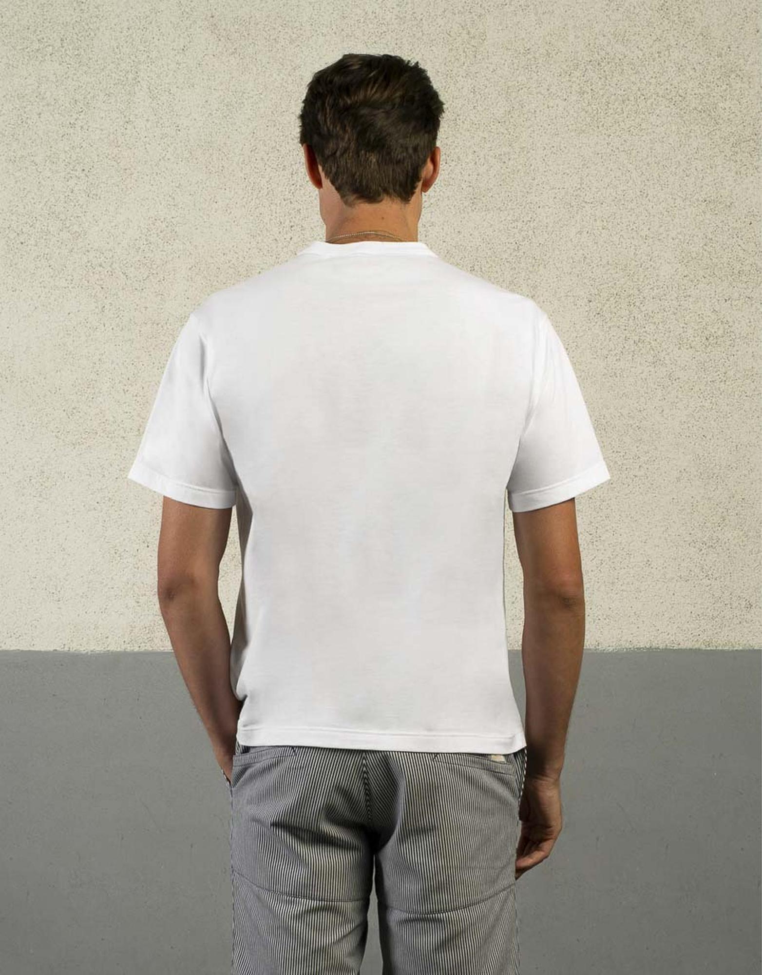 T-SHIRT COTON LOUIS BLANC