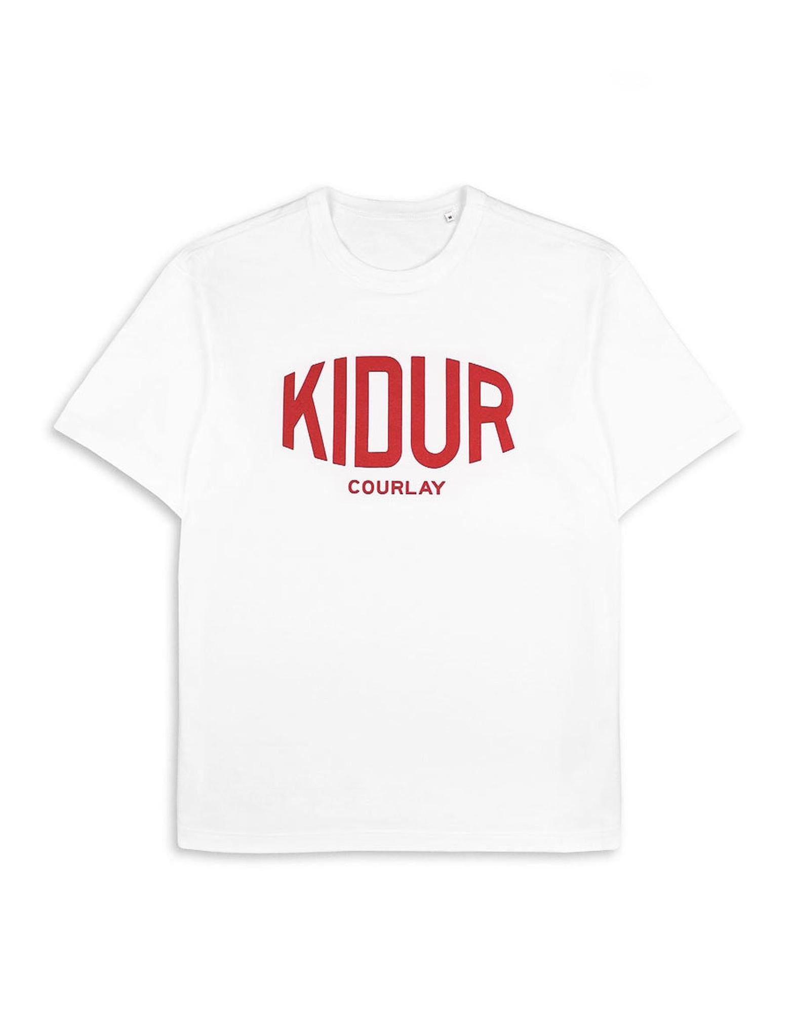 T-SHIRT LOUIS BLANC COURLAY ROUGE