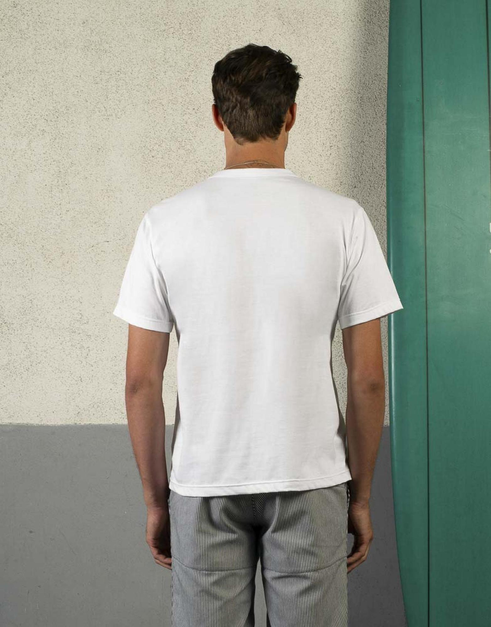 T-SHIRT LOUIS BLANC COURLAY NOIR