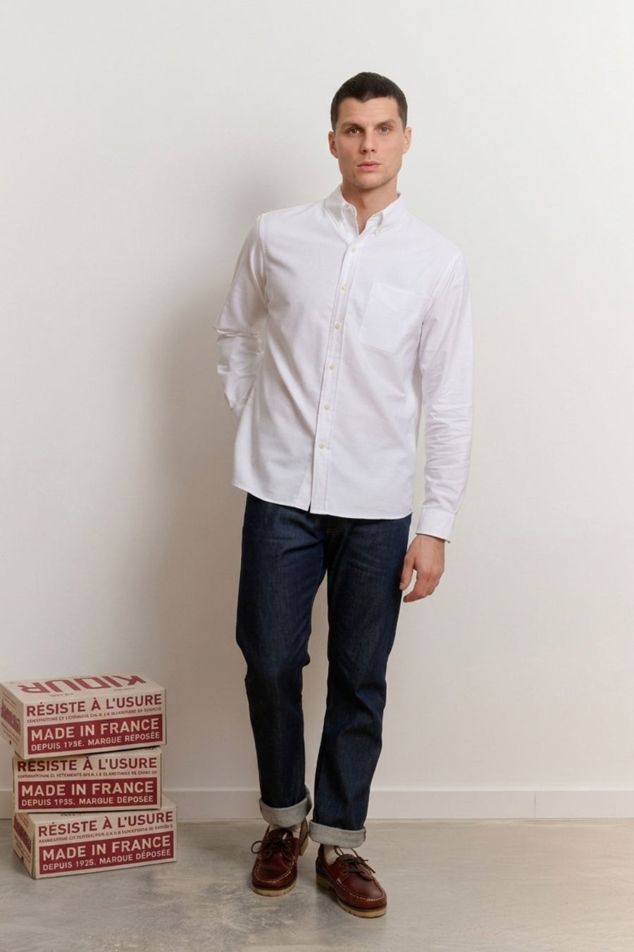 Chemise Campus Brume
