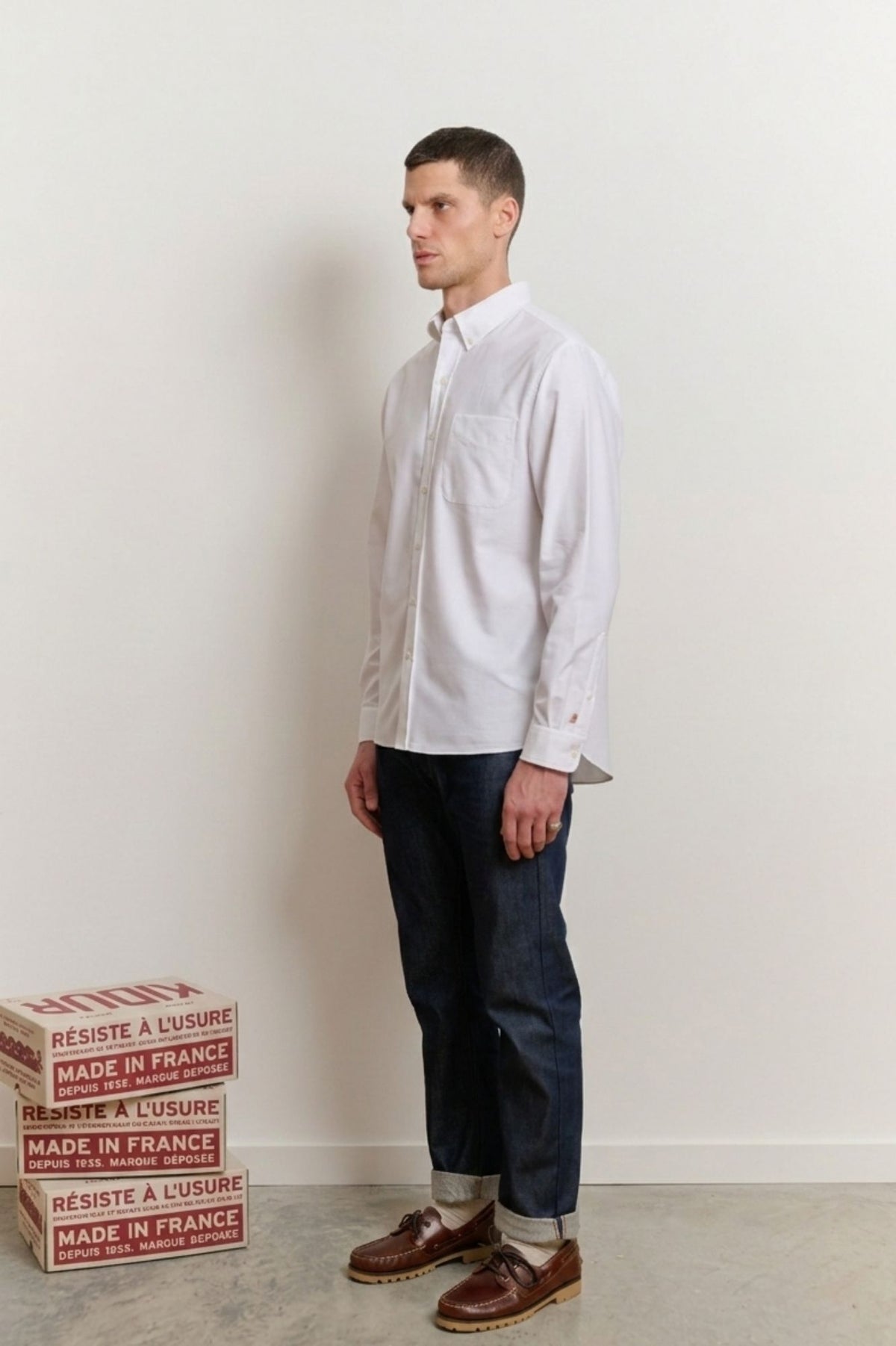 Chemise Campus Brume