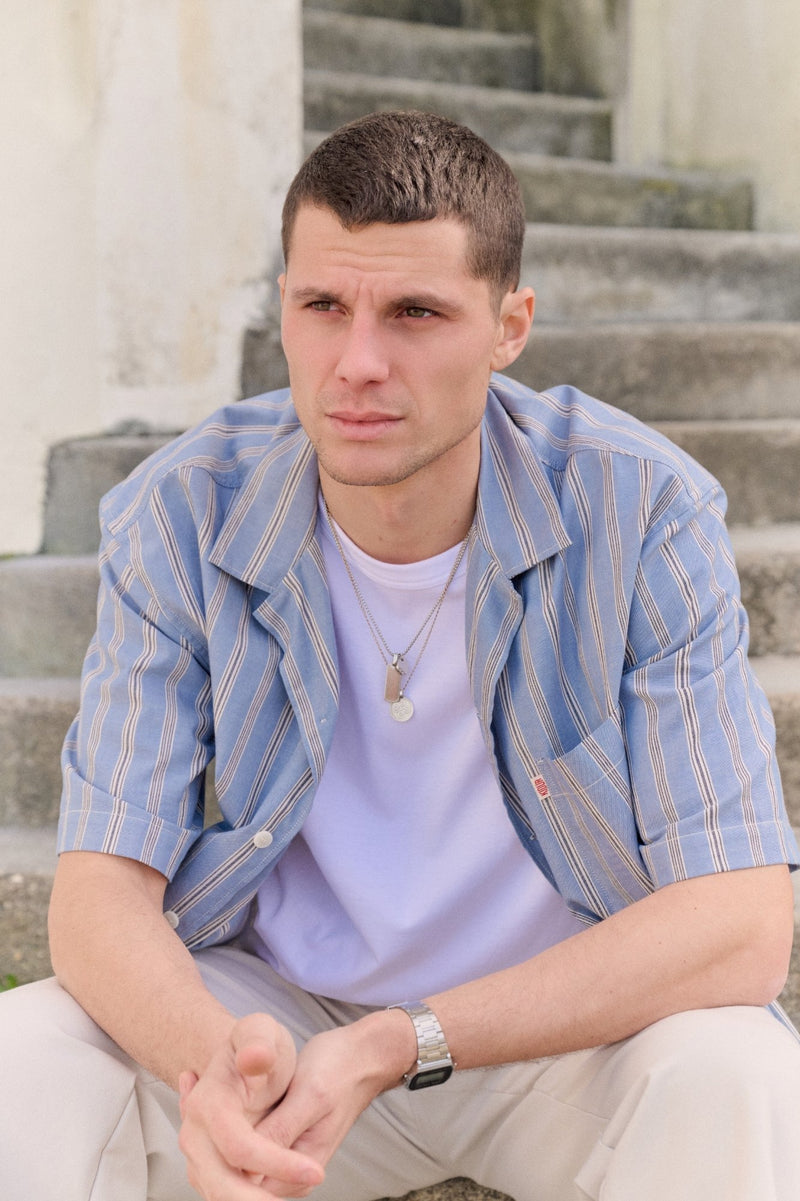 Chemise Planche Bleu rivage
