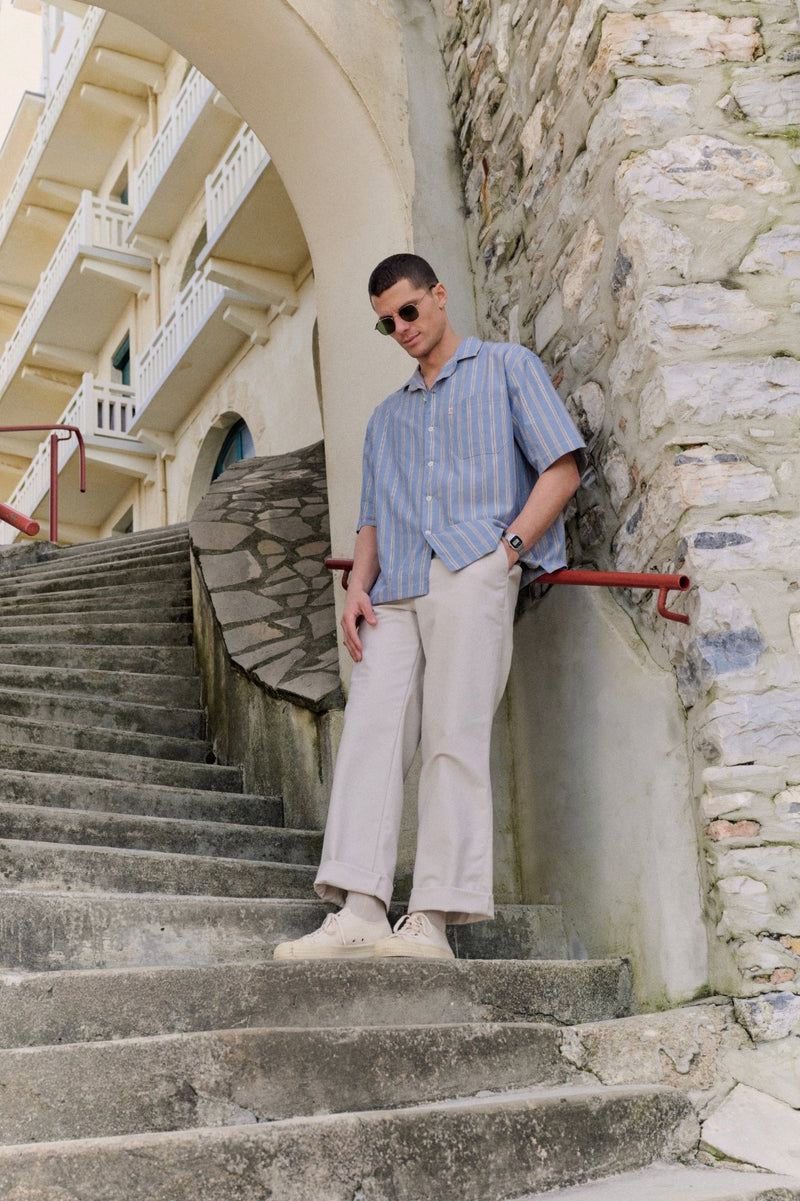 Chemise Planche Bleu rivage