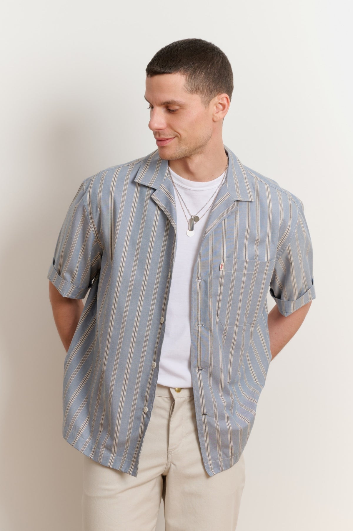 Chemise Planche Bleu rivage