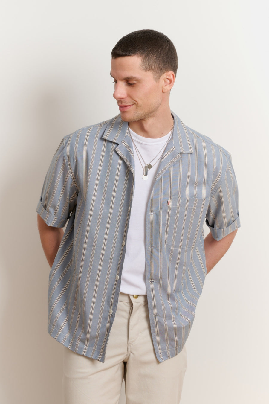 Chemise Planche Bleu rivage