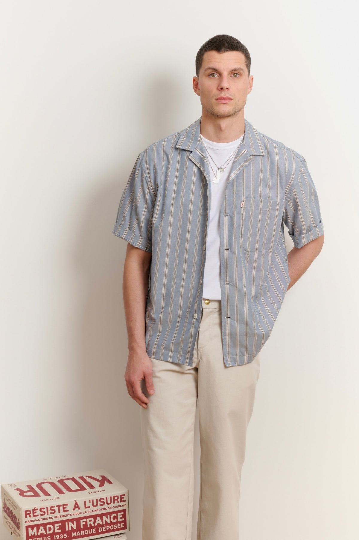 Chemise Planche Bleu rivage
