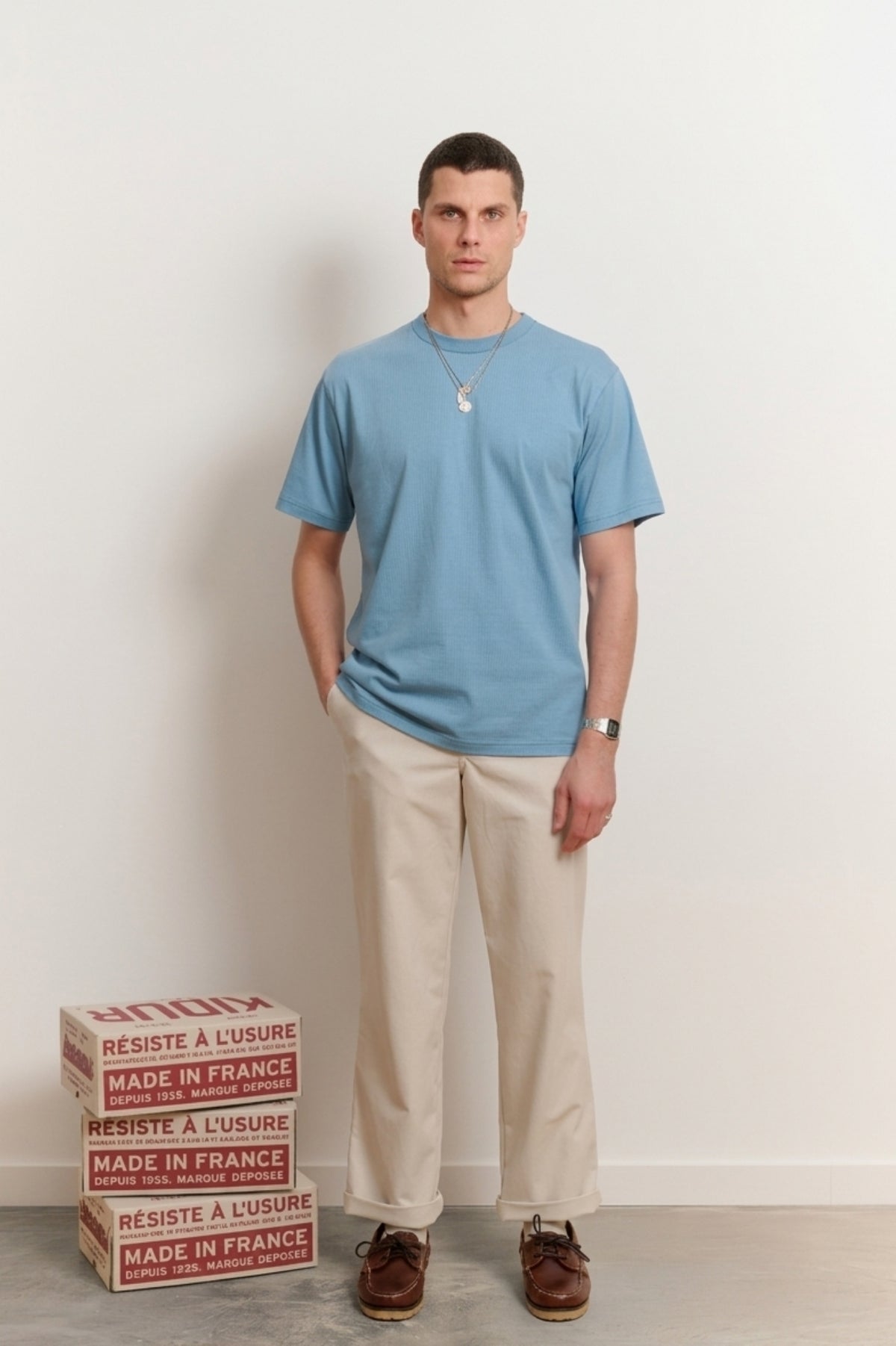 T-shirt Louis Bleu Provence