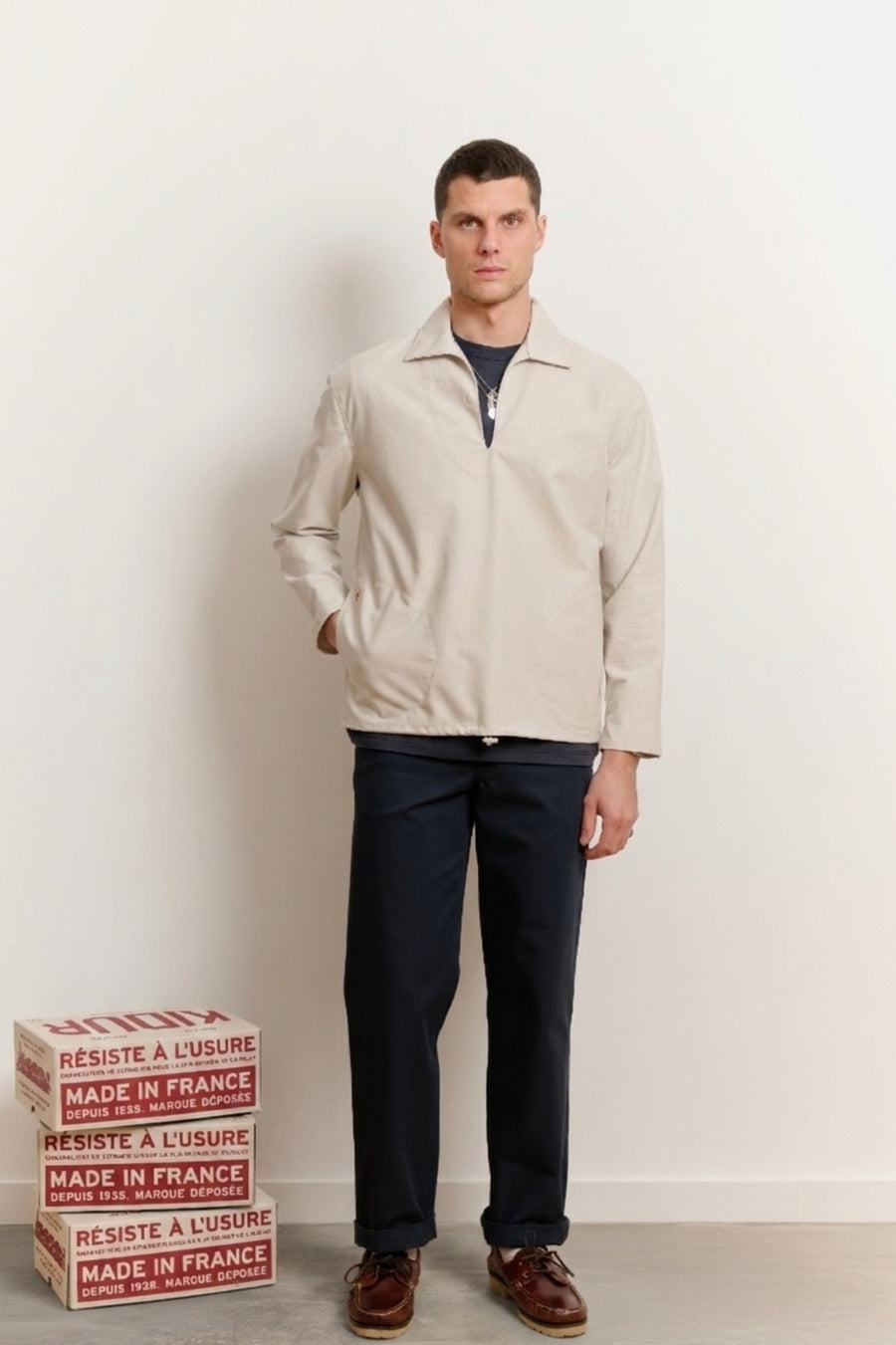 Vareuse Cordage Calcaire