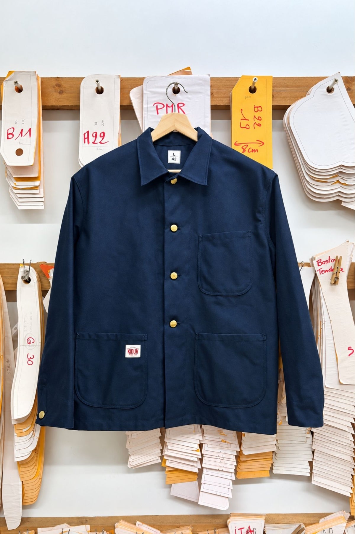 Veste de travail 41 Marine Kbossée