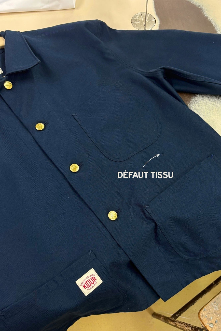 Veste de travail 41 Marine Kbossée
