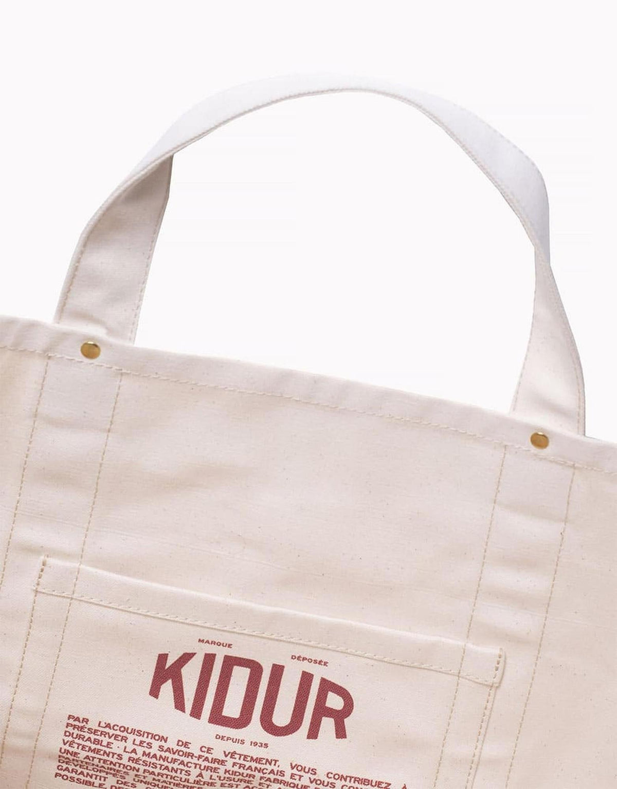 Sac en toile RAW MILK PRINT ROUGE