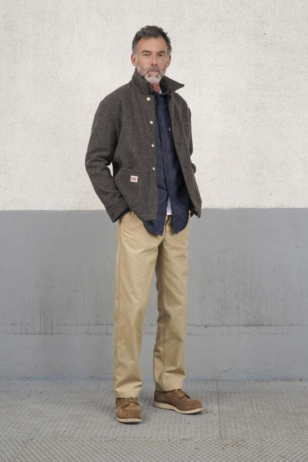 41 Yack jacket, Billie workshirt, Achille Lino