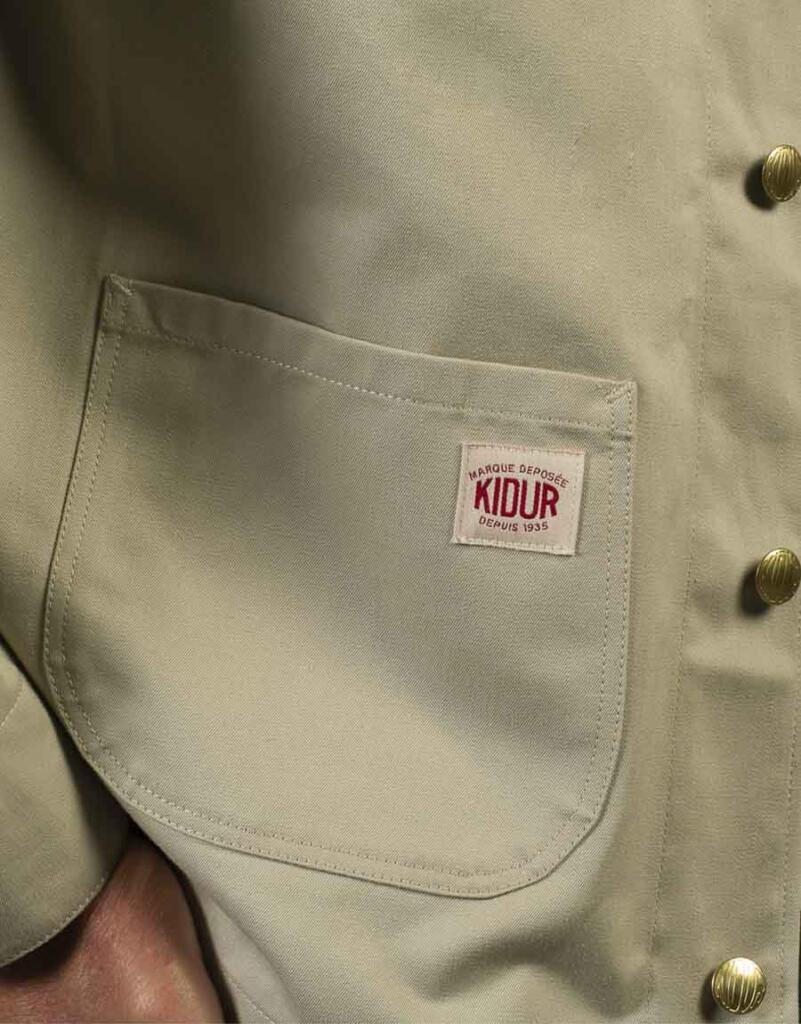 Limestone Kidur ventilated jacket made in france