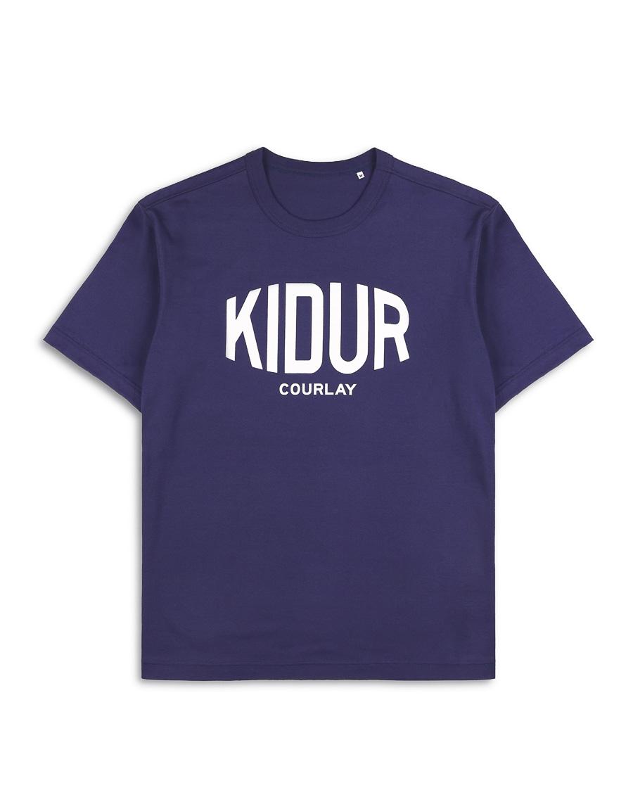 t shirt made in france white louis safre blue white logo Kidur