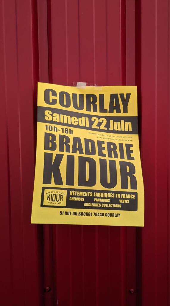 Braderie Kidur Courlay