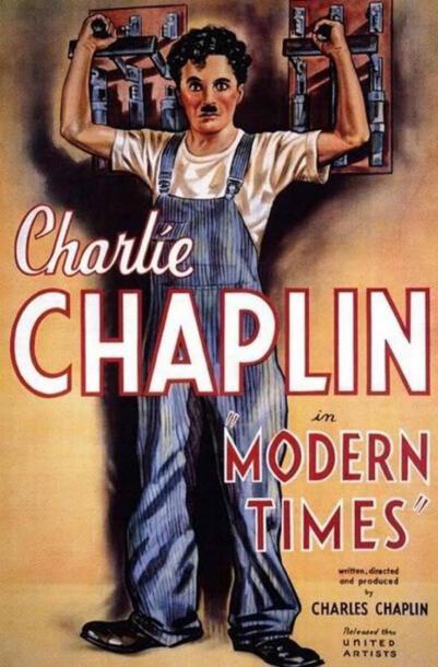 Charlie Chaplin Modern Times poster