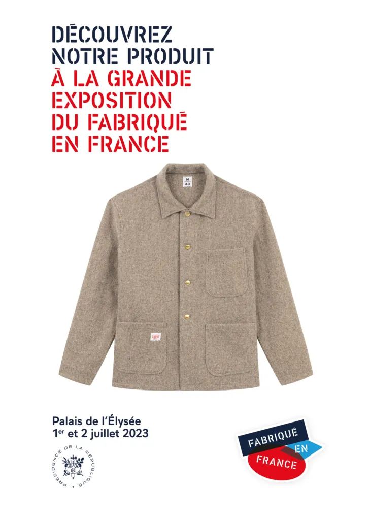 Une veste Kidur fabriquée dans l’usine historique à Courlay est lauréate et sera exposée au palais de l’Elysée le 1 et 2 juillet prochain.