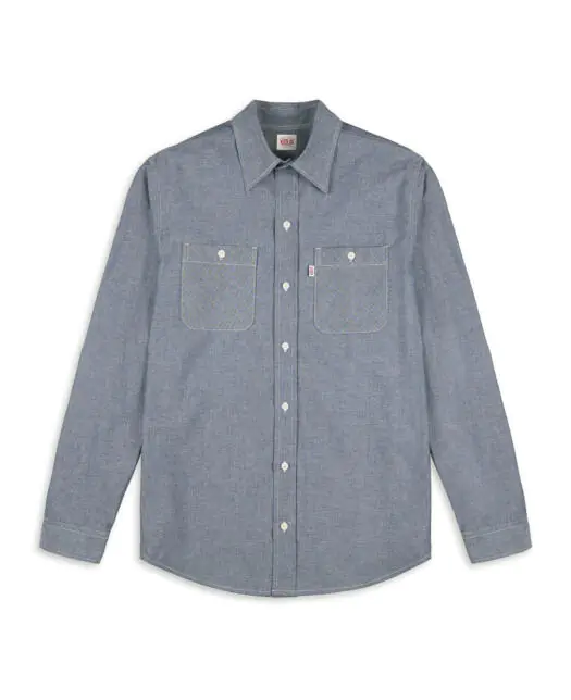 Kidur chemise workshirt bivouac chambray made in france